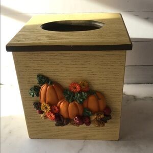 Autumn Harvest Tissue Box Cover